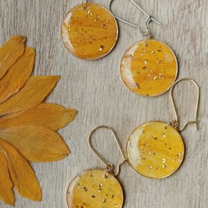 Boucles d’oreilles Tournesol 22mm