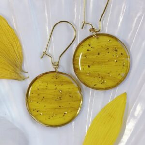 Boucles d’oreilles Tournesol 25mm